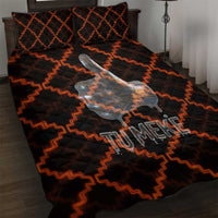 Tu Meke Maori New Zealand Slang Quilt Bed Set with Glow Neon Step Style