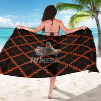 Tu Meke Maori New Zealand Slang Sarong with Glow Neon Step Style TS04 - Polynesian Pride