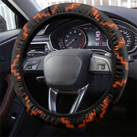 Tu Meke Maori New Zealand Slang Steering Wheel Cover with Glow Neon Step Style