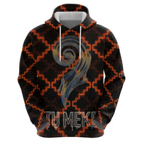 Tu Meke Maori New Zealand Slang Zip Hoodie with Glow Neon Step Style TS04 - Polynesian Pride