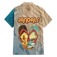 Kiwi Jandal Beach Life Family Matching Summer Maxi Dress and Hawaiian Shirt New Zealand Flip Flops Ocean Wave Surf Style TS04 - Polynesian Pride