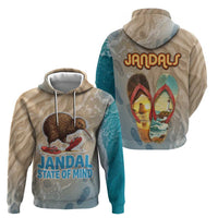 Kiwi Jandal Beach Life Hoodie New Zealand Flip Flops Ocean Wave Surf Style TS04 - Polynesian Pride