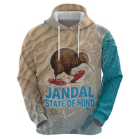 Kiwi Jandal Beach Life Hoodie New Zealand Flip Flops Ocean Wave Surf Style TS04 - Polynesian Pride