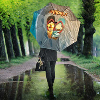 Kiwi Jandal Beach Life Umbrella New Zealand Flip Flops Ocean Wave Surf Style