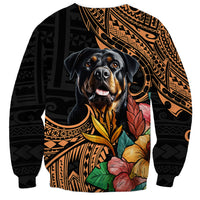 Polynesian Rottweiler Sweatshirt Polynesian Pattern And Rottweiler TS04 - Polynesian Pride