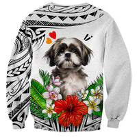 Polynesian Shih Tzu Sweatshirt Polynesian Pattern And Shih Tzu TS04 - Polynesian Pride