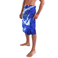 Chuuk Micronesian Roots Lavalava Polynesian Tribal Pattern Hibiscus Flower And Stingray Art