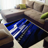 Kosrae Deep Sea Scuba Diving Area Rug Blue Hole Beneath The Surface Coral Reef Graphic Art