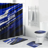 Kosrae Deep Sea Scuba Diving Bathroom Set Blue Hole Beneath The Surface Coral Reef Graphic Art