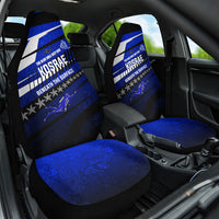 Kosrae Deep Sea Scuba Diving Car Seat Cover Blue Hole Beneath The Surface Coral Reef Graphic Art
