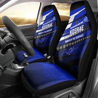 Kosrae Deep Sea Scuba Diving Car Seat Cover Blue Hole Beneath The Surface Coral Reef Graphic Art