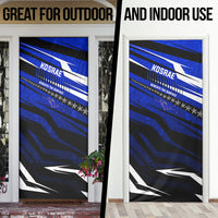 Kosrae Deep Sea Scuba Diving Door Cover Blue Hole Beneath The Surface Coral Reef Graphic Art