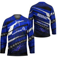 Kosrae Deep Sea Scuba Diving Hockey Jersey Blue Hole Beneath The Surface Coral Reef Graphic Art