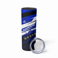 Kosrae Deep Sea Scuba Diving Skinny Tumbler Blue Hole Beneath The Surface Coral Reef Graphic Art