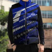 Kosrae Deep Sea Scuba Diving Sleeveless Puffer Jacket Blue Hole Beneath The Surface Coral Reef Graphic Art