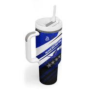 Kosrae Deep Sea Scuba Diving Tumbler With Handle Blue Hole Beneath The Surface Coral Reef Graphic Art
