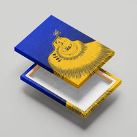 Kosrae Fafa Culinary Heritage Canvas Wall Art Kosraean Gold Taro Tradition Illustration With Coconut Leaves