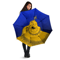 Kosrae Fafa Culinary Heritage Umbrella Kosraean Gold Taro Tradition Illustration With Coconut Leaves