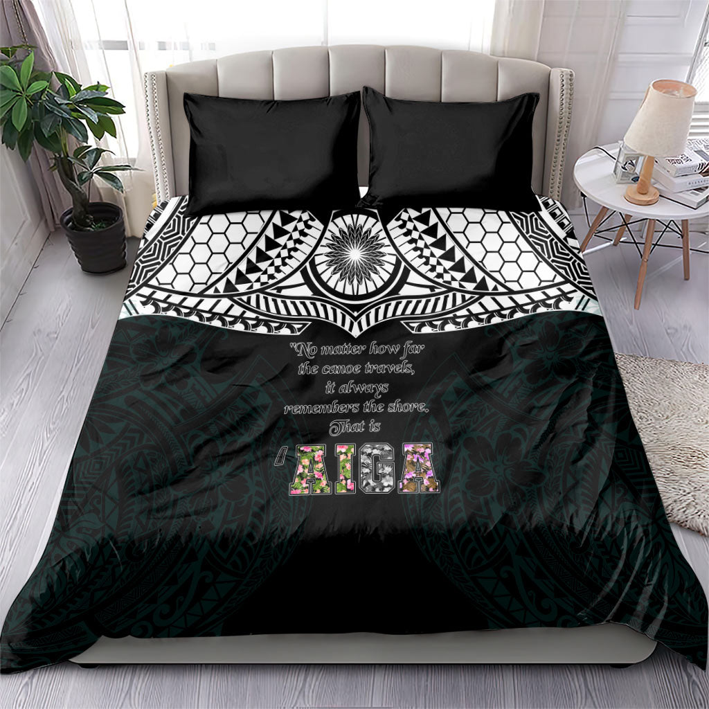 AIGA Always In Gods Arms Samoa Bedding Set Polynesian Tribal Tattoo Art Family Heritage Faith TS04 - Polynesian Pride