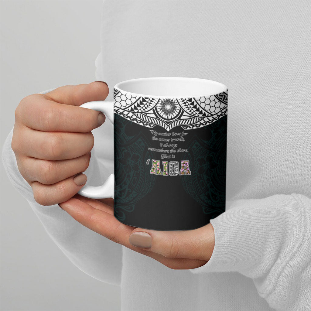 AIGA Always In Gods Arms Samoa Ceramic Mug Polynesian Tribal Tattoo Art Family Heritage Faith TS04 - Polynesian Pride