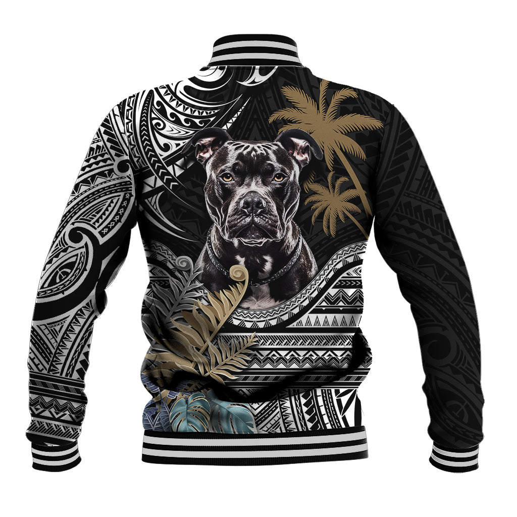 Polynesian Pitbull Baseball Jacket Polynesian Pattern And Pitbull TS04 - Polynesian Pride