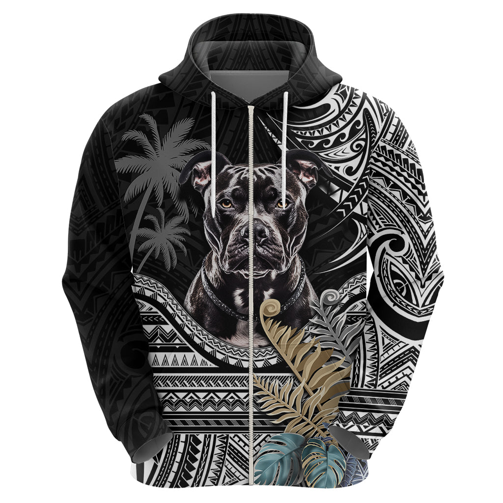 Polynesian Pitbull Hoodie Polynesian Pattern And Pitbull TS04 - Polynesian Pride