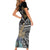 Polynesian Pitbull Short Sleeve Bodycon Dress Polynesian Pattern And Pitbull TS04 - Polynesian Pride