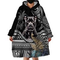 Polynesian Pitbull Wearable Blanket Hoodie Polynesian Pattern And Pitbull TS04 - Polynesian Pride