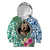 Polynesian Yorkshire Terrier Kid Hoodie Polynesian Pattern And Yorkshire Terrier TS04 Hoodie Multicolor - Polynesian Pride