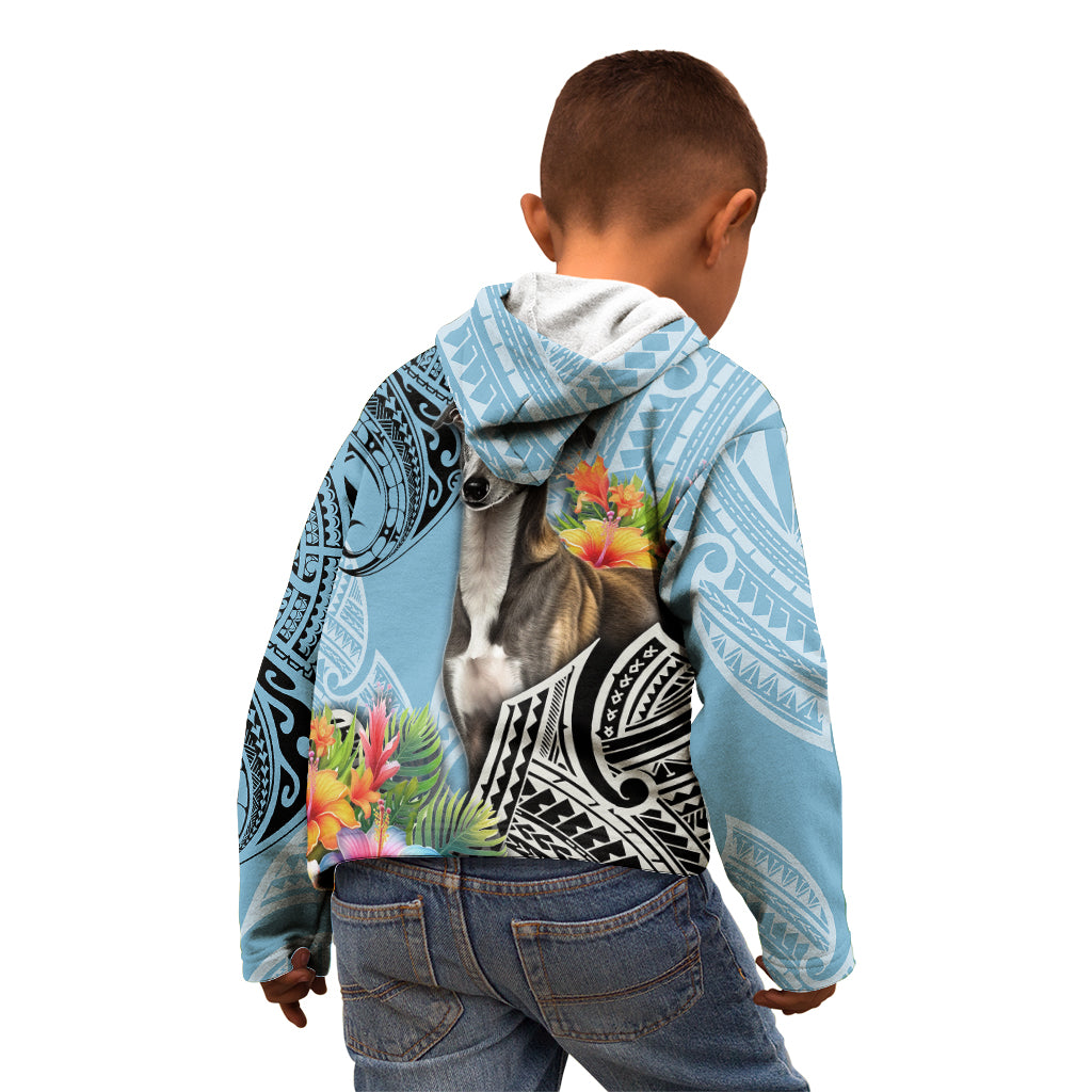 Polynesian Greyhound Kid Hoodie Polynesian Pattern And Greyhound TS04 - Polynesian Pride