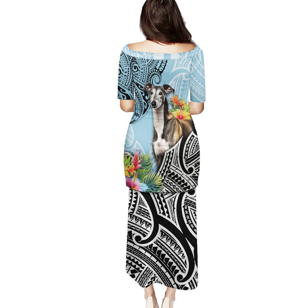 Polynesian Greyhound Puletasi Polynesian Pattern And Greyhound TS04 - Polynesian Pride
