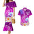 Hawaii Plumeria Flower Couples Matching Mermaid Dress and Hawaiian Shirt Plumeria FLowers And Polynesian Pattern TS04 Gradient - Polynesian Pride