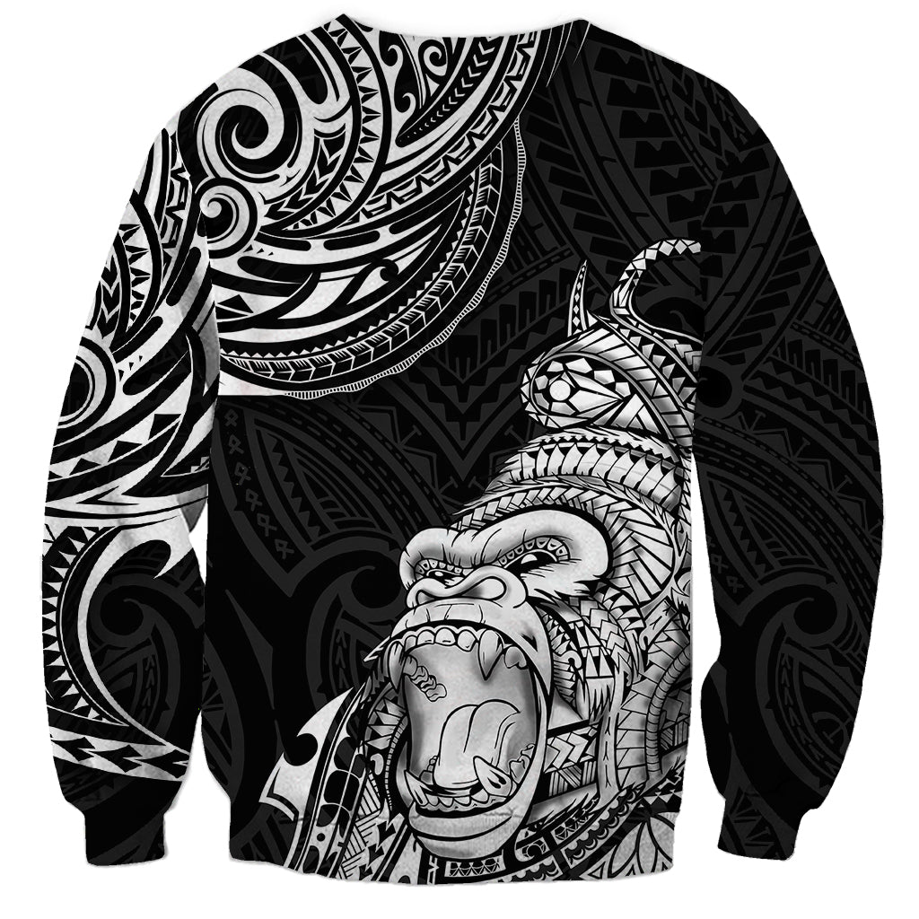 Hawaii Polynesian Sweatshirt Gorila Tatoo Polynesian Style TS04 - Polynesian Pride