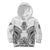 Hawaii Polynesian Kid Hoodie Warrior symbol TS04 White - Polynesian Pride