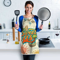 NZ Slang Sweet As Kiwi Shaka Sign Apron New Zealand Surfboards Sun and Tropical Beach Retro