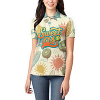 NZ Slang Sweet As Kiwi Shaka Sign Women Polo Shirt New Zealand Surfboards Sun and Tropical Beach Retro TS04 - Polynesian Pride