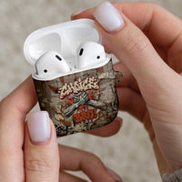 Choice Bro Graffiti Handshake AirPods Case New Zealand Slang Fern Brick Wall and Urban Street Art TS04 - Polynesian Pride