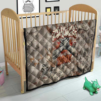 Choice Bro Graffiti Handshake Quilt New Zealand Slang Fern Brick Wall and Urban Street Art