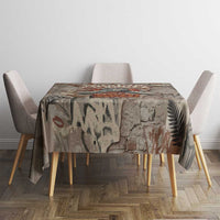 Choice Bro Graffiti Handshake Tablecloth New Zealand Slang Fern Brick Wall and Urban Street Art TS04 - Polynesian Pride