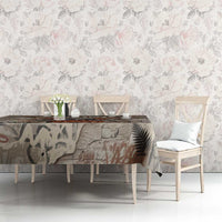 Choice Bro Graffiti Handshake Tablecloth New Zealand Slang Fern Brick Wall and Urban Street Art TS04 - Polynesian Pride