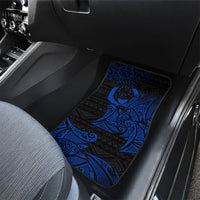 Pohnpei Federated States Of Micronesia Car Mats Polynesian Tribal Heritage Art With Blue Island Tattoo Patterns TS04 - Polynesian Pride