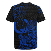 Pohnpei Federated States Of Micronesia Rugby Jersey Polynesian Tribal Heritage Art With Blue Island Tattoo Patterns