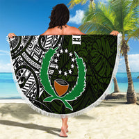 Pohnpei Federated States Of Micronesia Beach Blanket Polynesian Tribal Heritage Art With Kaselehlie State Seal TS04 - Polynesian Pride