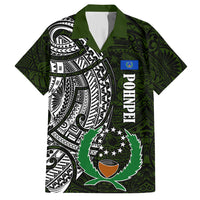 Pohnpei Federated States Of Micronesia Hawaiian Shirt Polynesian Tribal Heritage Art With Kaselehlie State Seal