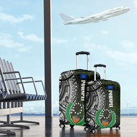 Pohnpei Federated States Of Micronesia Luggage Cover Polynesian Tribal Heritage Art With Kaselehlie State Seal