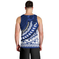 Northern Mariana Islands Saipan Men Tank Top Polynesian Tribal Pattern - Commonwealth Seal Art TS04 - Polynesian Pride