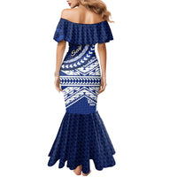 Northern Mariana Islands Saipan Mermaid Dress Polynesian Tribal Pattern - Commonwealth Seal Art TS04 - Polynesian Pride