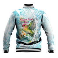 Saipan CMNI Baseball Jacket Polynesian Northern Mariana Islands Fruit Dove Watercolor TS04 - Polynesian Pride