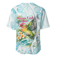 Saipan CMNI Baseball Jersey Polynesian Northern Mariana Islands Fruit Dove Watercolor TS04 - Polynesian Pride