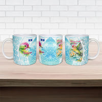Saipan CMNI Ceramic Mug Polynesian Northern Mariana Islands Fruit Dove Watercolor TS04 - Polynesian Pride